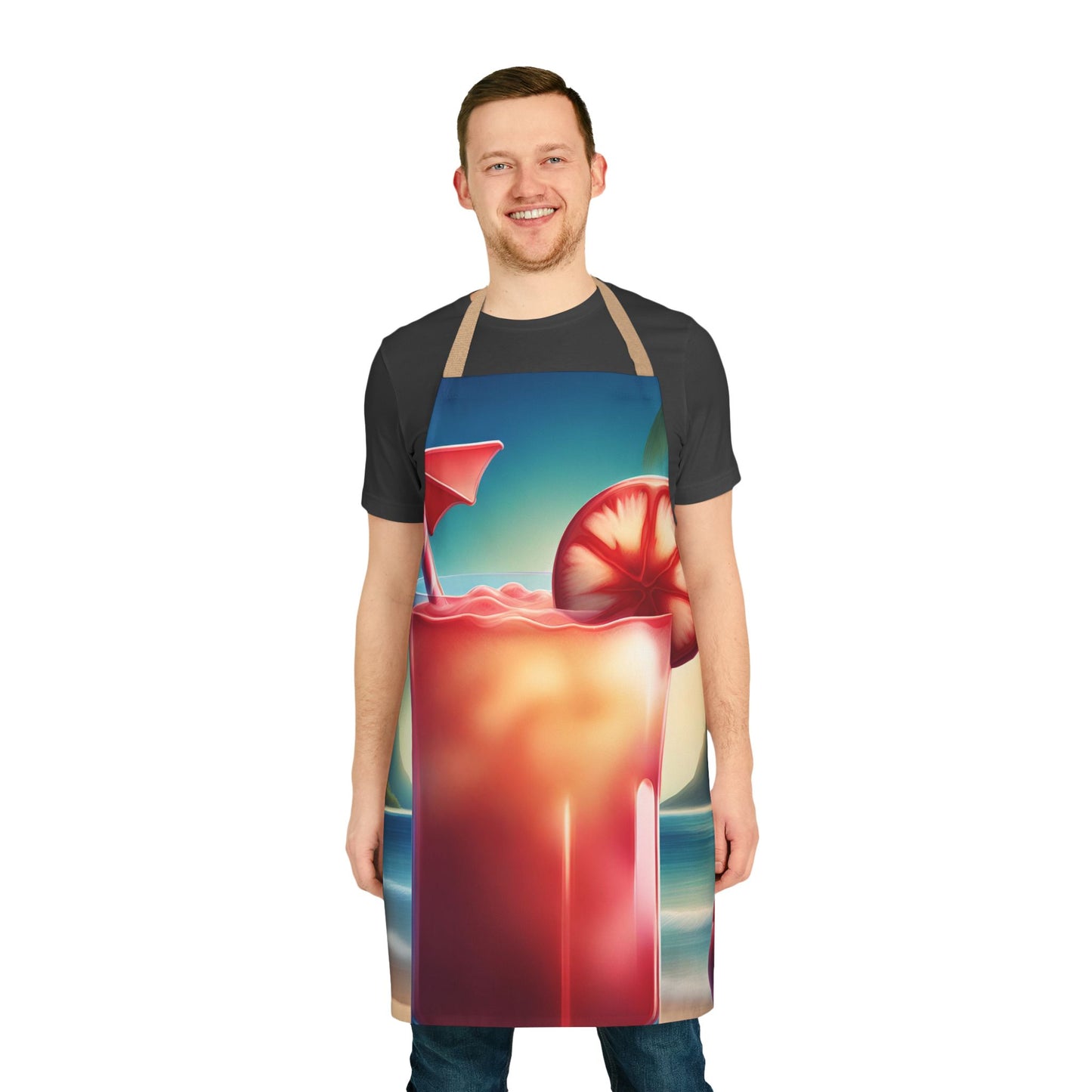Hawaiian Punch 1 Apron, 5 Color Straps (AOP)