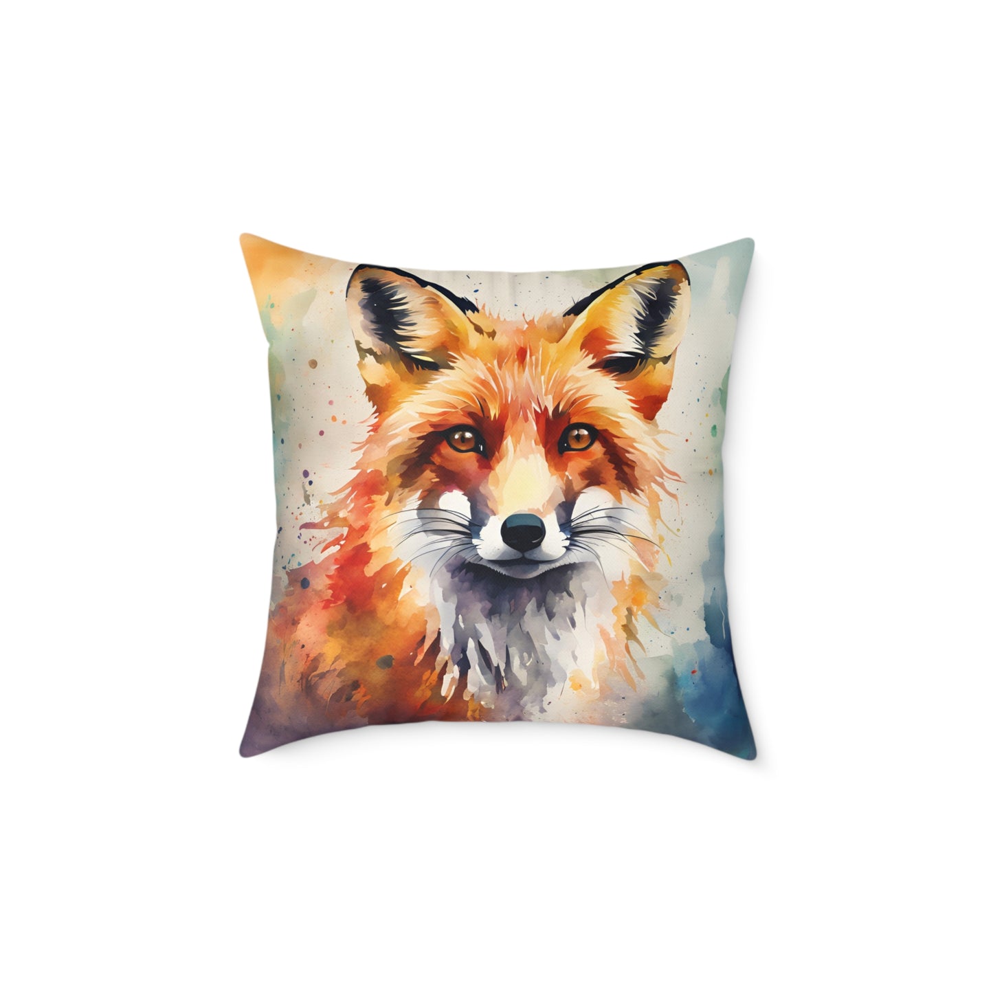 Fox 01 Poly Pillow - Natures Beauty Design