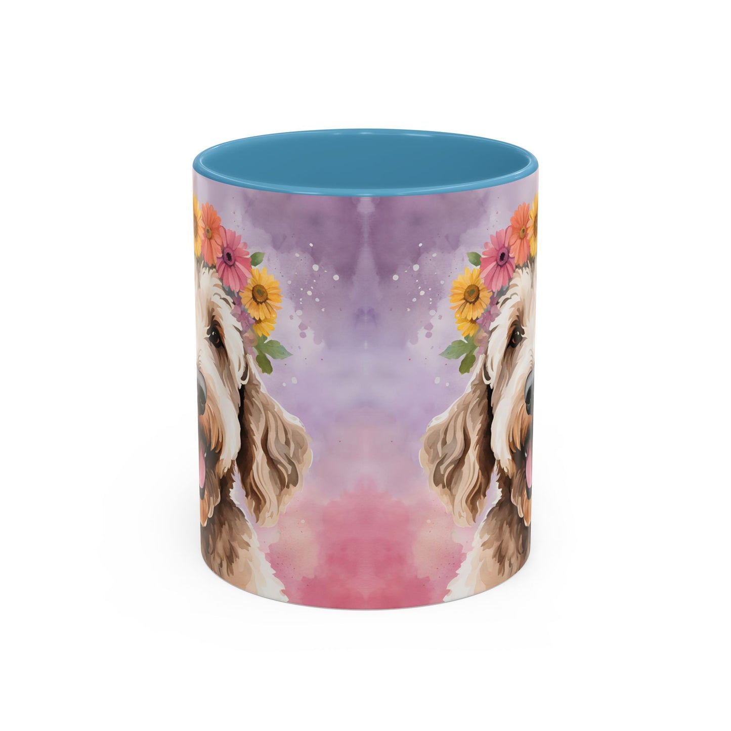 Labradoodle 02 Accent Coffee Mug - Dog Lover Gift