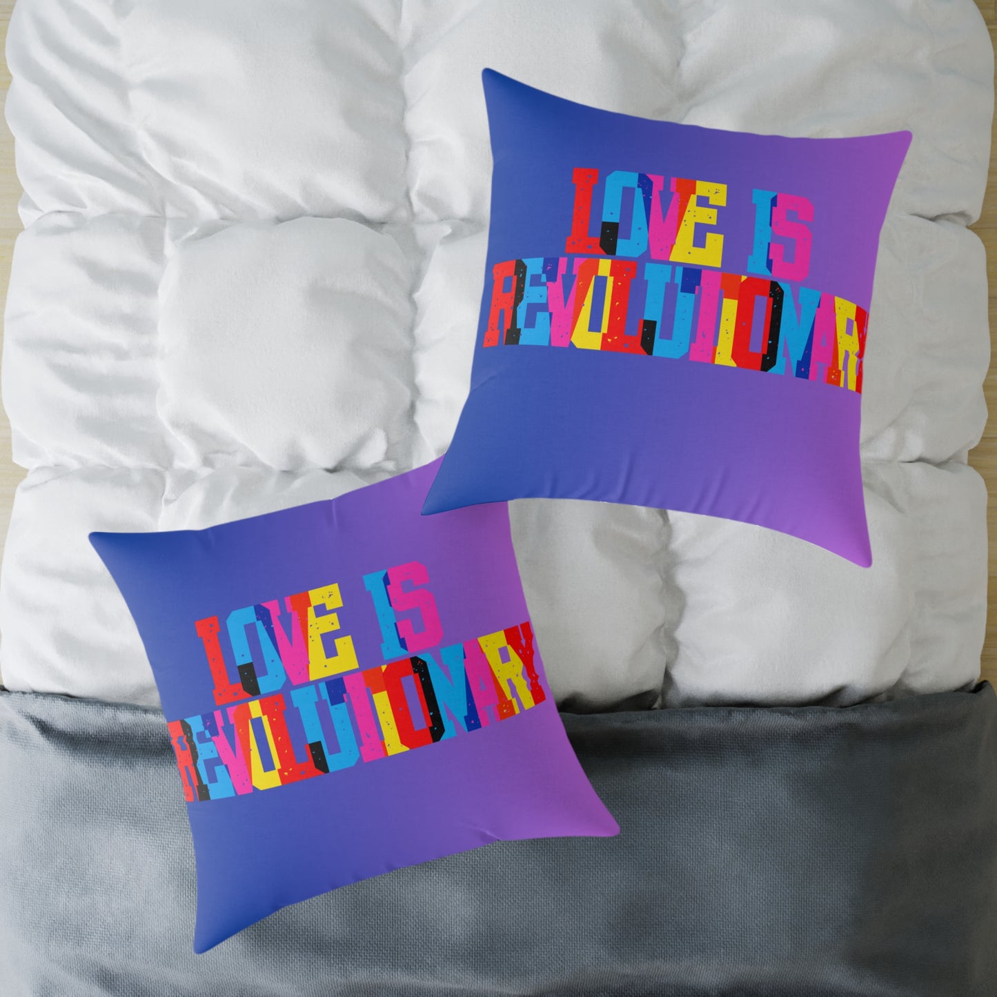 Love Is Revolutionary Poly Pillow