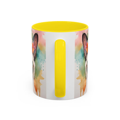 Floral Siamese Cat 02 Accent Coffee Mug - 11oz Perfect for Cat Lovers & Gifts