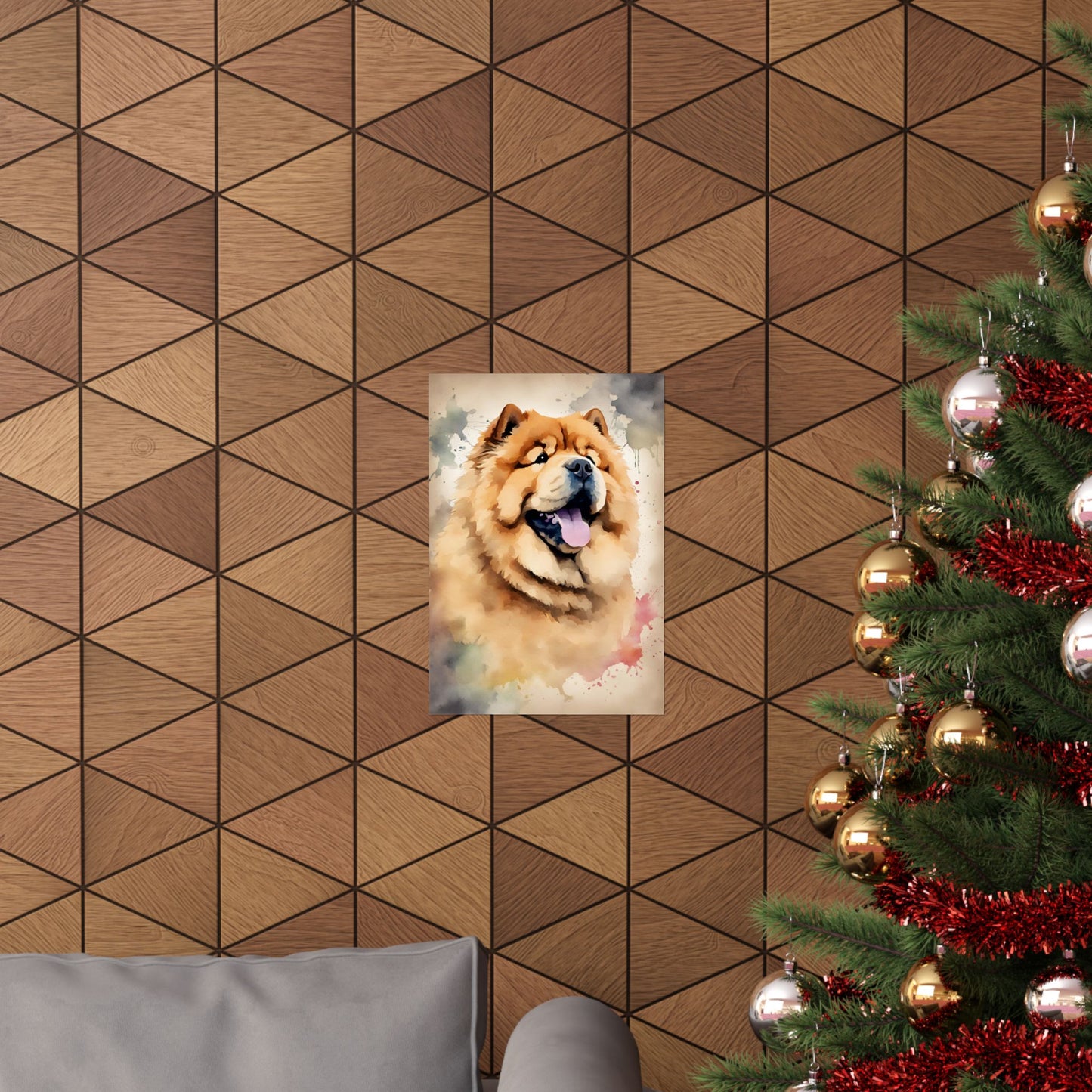Dogs Chow Chow 03 Matte Vertical Poster