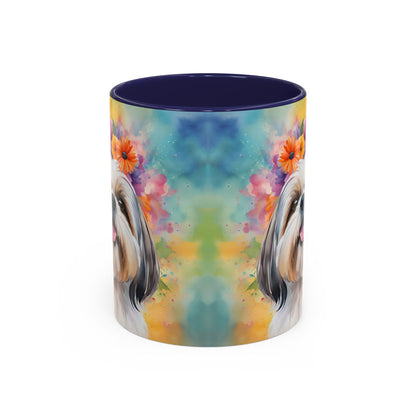 Shih Tzu 01 Accent Coffee Mug - Dog Lover Gift