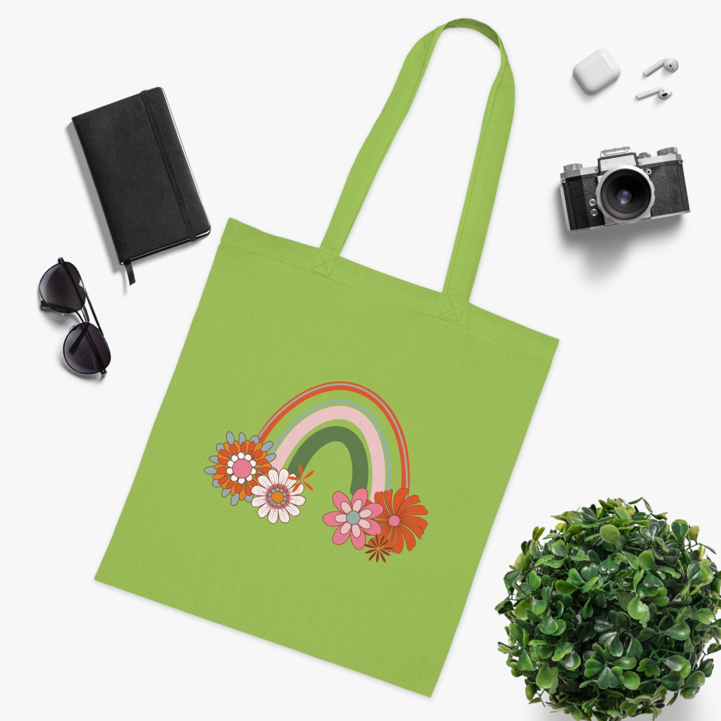 Flower power 13 Cotton Tote