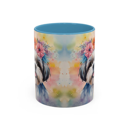 Shih Tzu 04 Accent Coffee Mug - Dog Lover Gift