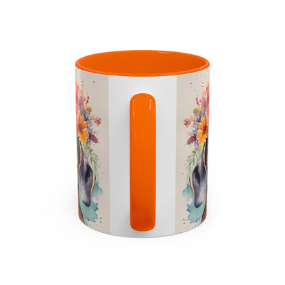 Dachshund 01 Accent Coffee Mug - Dog Lover Gift