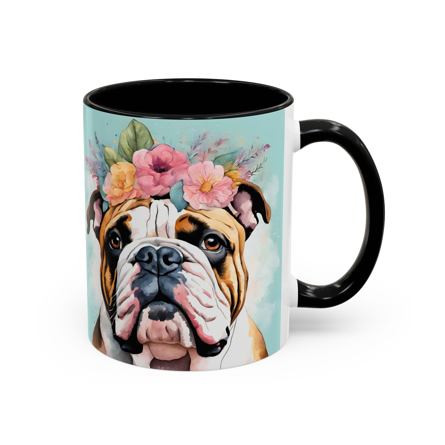 British Bulldog 02 Accent Coffee Mug - Dog Lover Gift