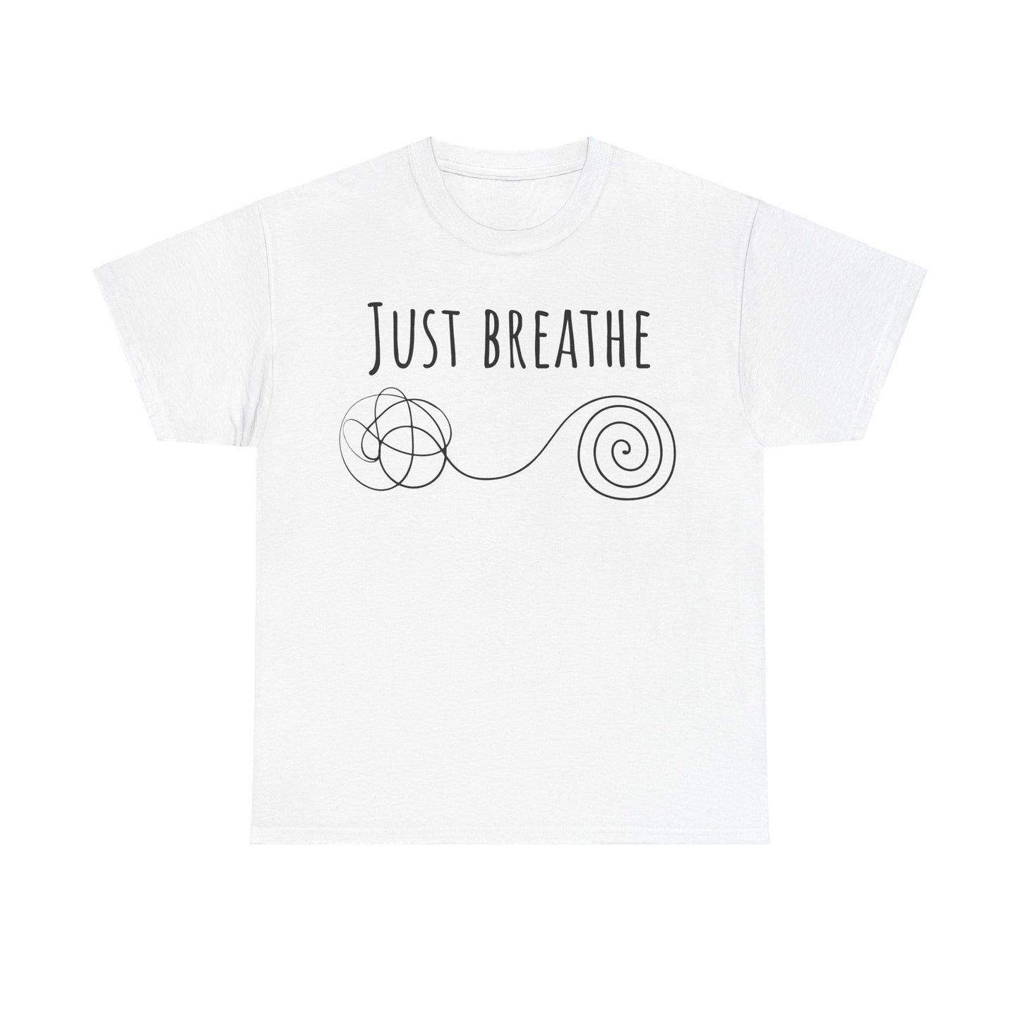 Just breathe Unisex Heavy Cotton Tee