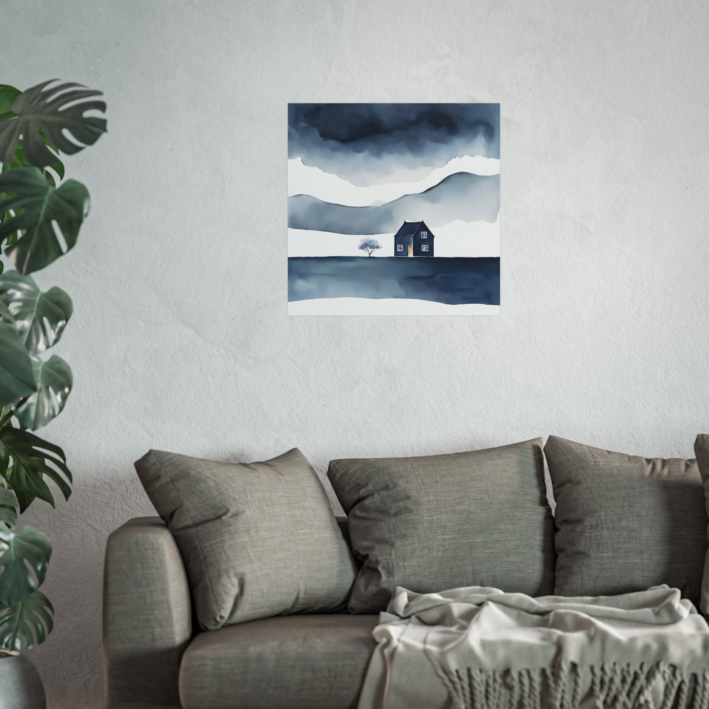 Blue Collection 12 Matte Print