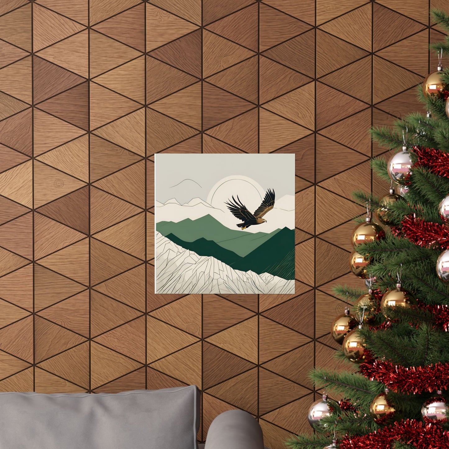 Lone Collection Eagle 4 Matte Square Posters