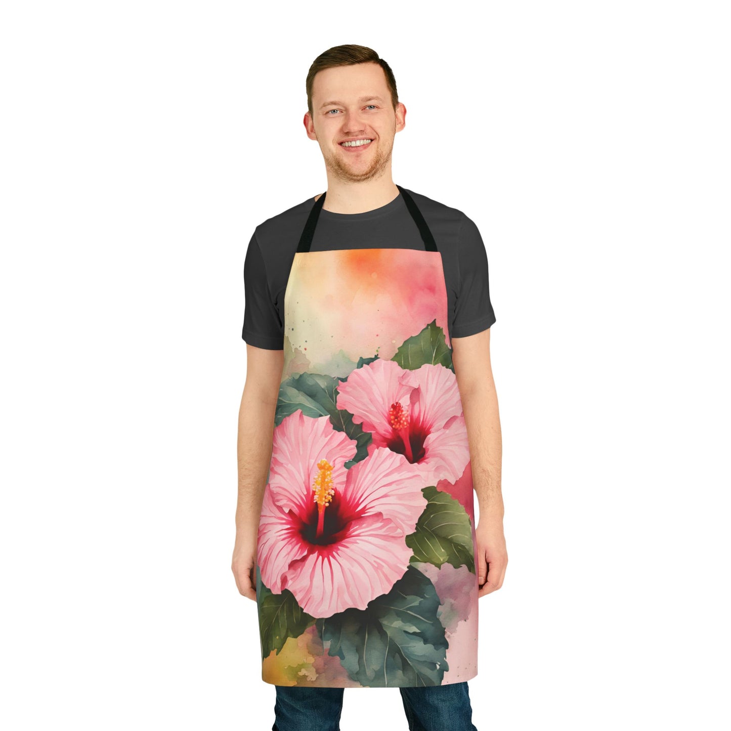 Hibiscus 03 Apron 5-Color Straps