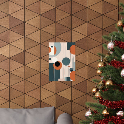 Retro abstract 1 Matte Vertical Posters