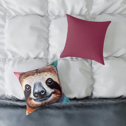 Sloth 03 Poly Pillow - Natures Beauty Design