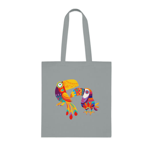Funky birds 08 Cotton Tote