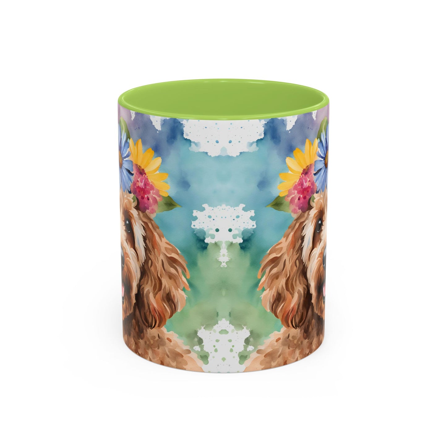 Cockapoo 03 Accent Coffee Mug - Dog Lover Gift
