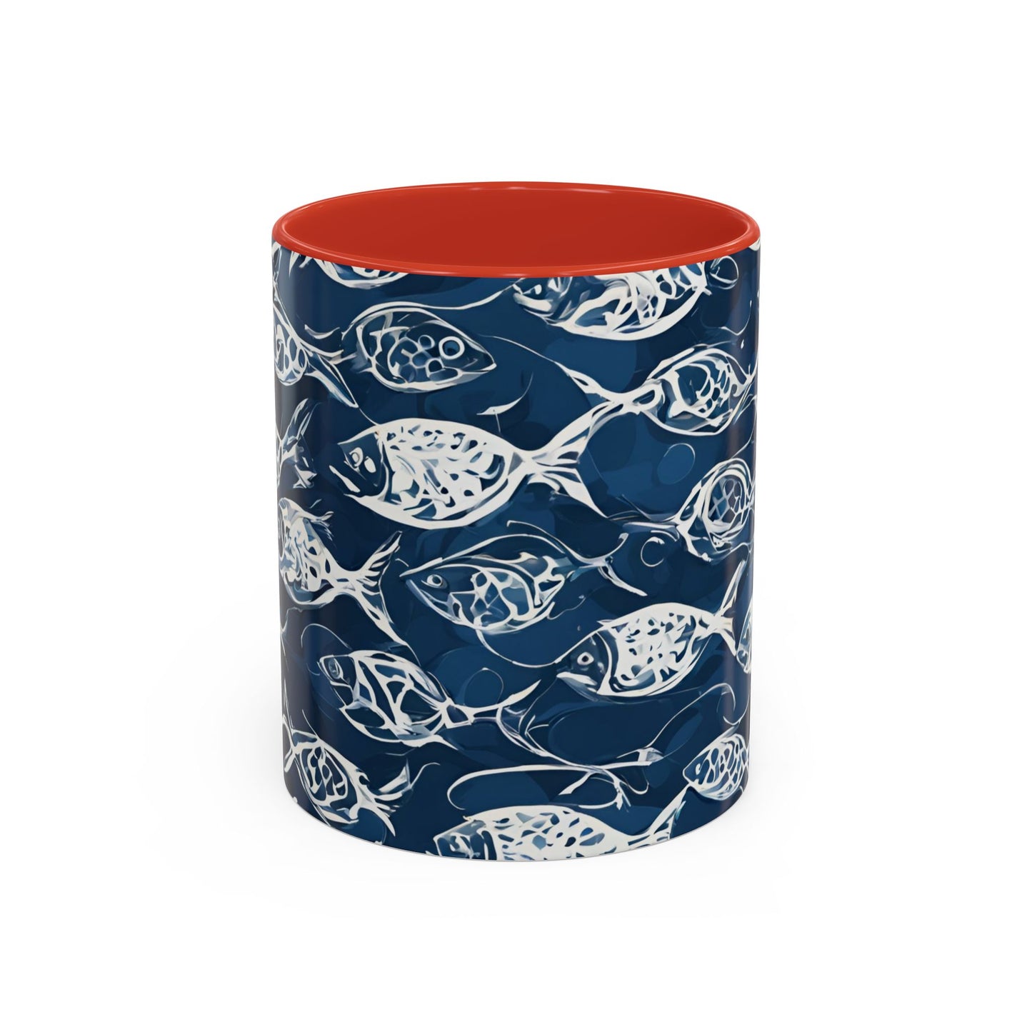 Fish 04 Accent Coffee Mug (11oz)