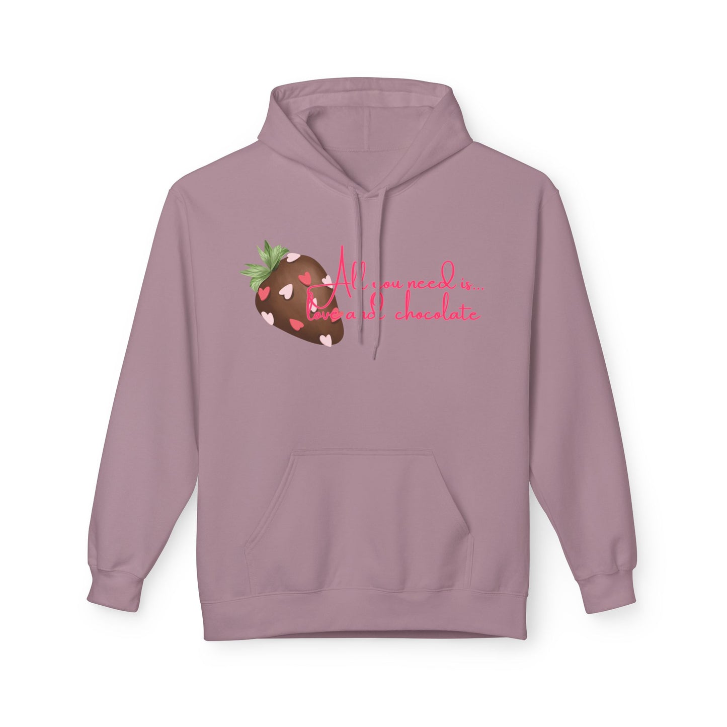 All You Need Is Love And Chocolate Unisex Valentines Hoodie