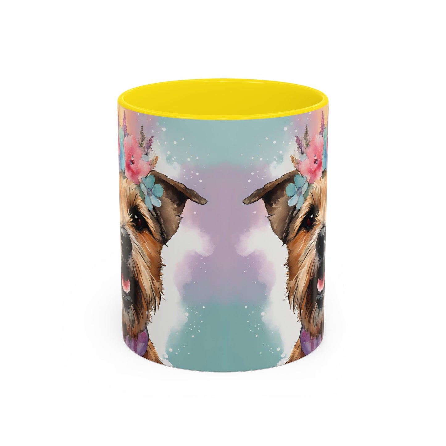 Border Terrier 02 Accent Coffee Mug - Dog Lover Gift
