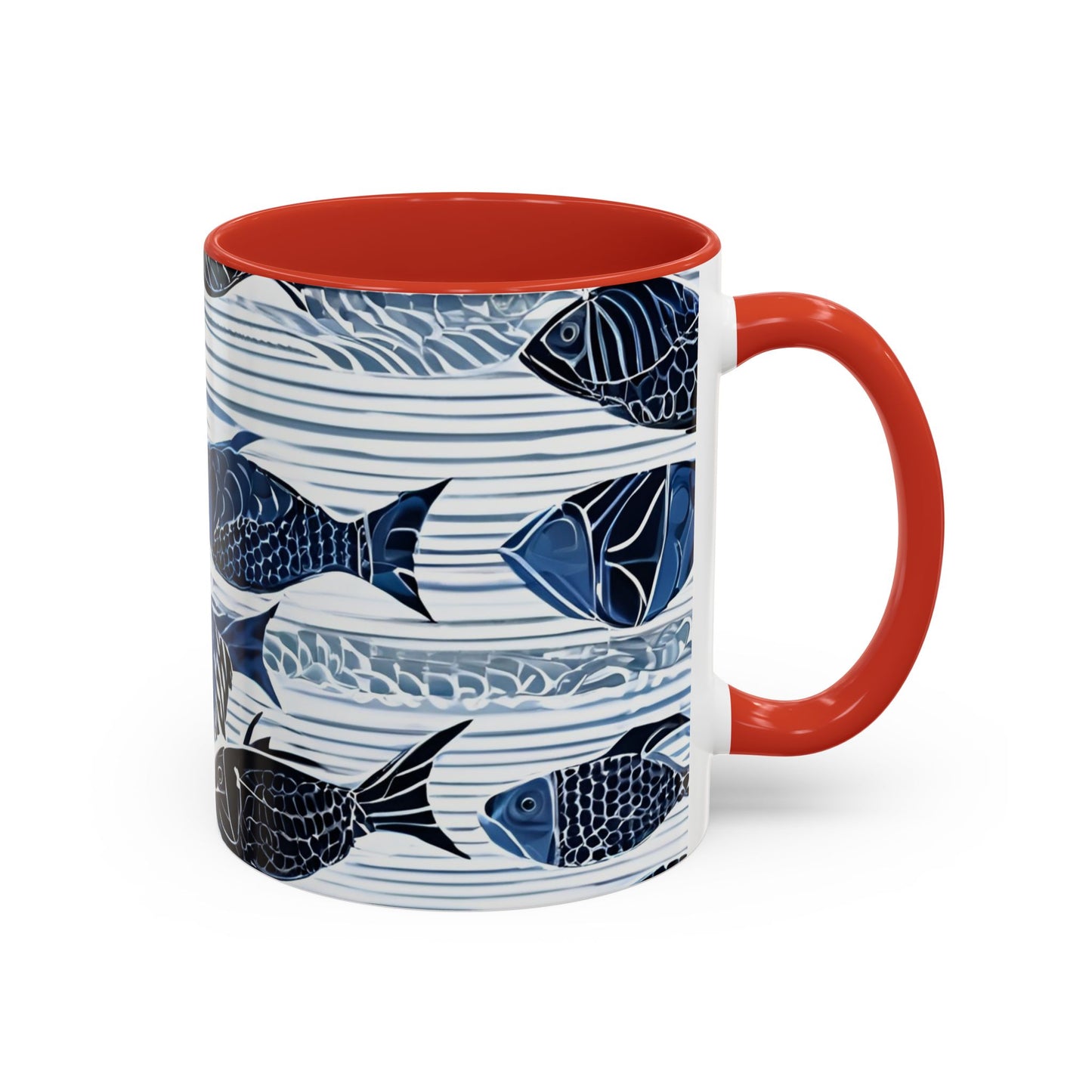 Fish 10 Accent Coffee Mug (11oz)