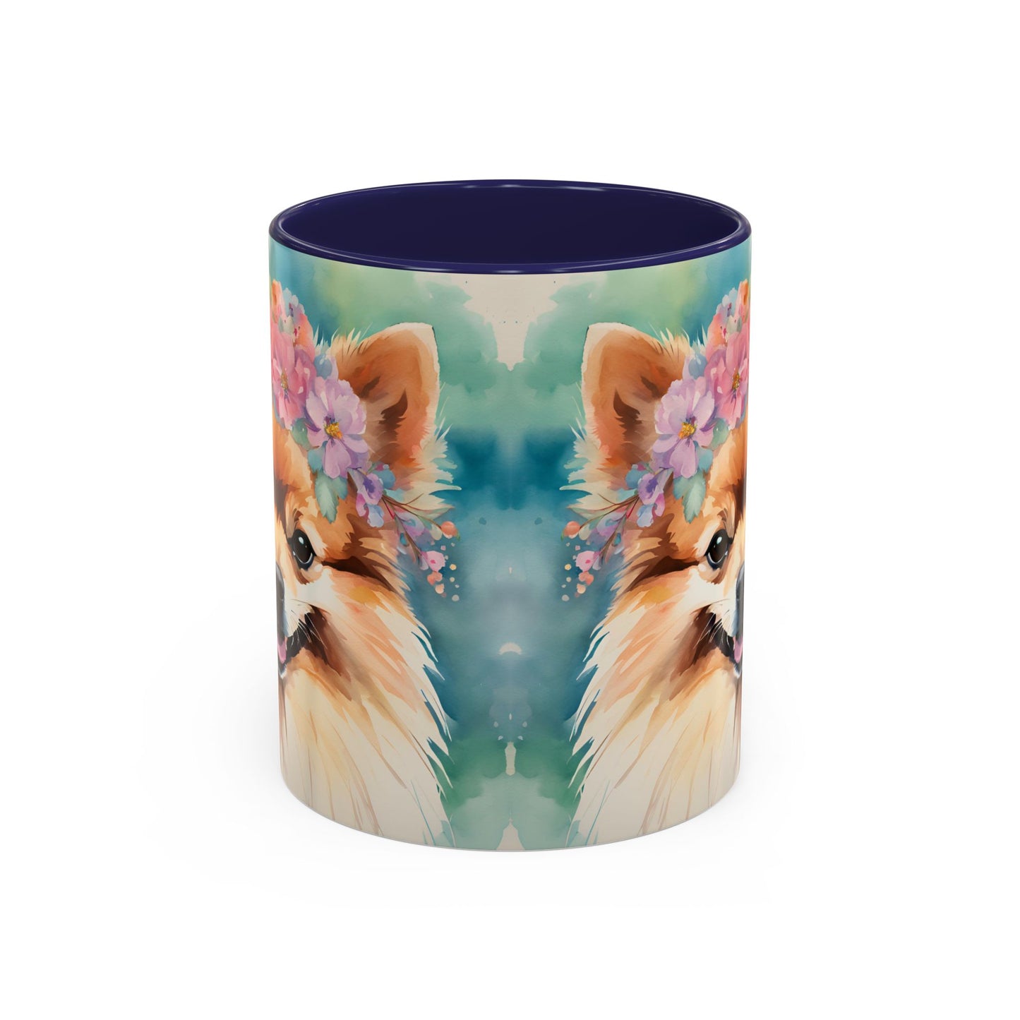 Pomeranian 03 Accent Coffee Mug - Dog Lover Gift