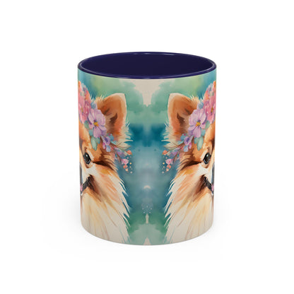 Pomeranian 03 Accent Coffee Mug - Dog Lover Gift