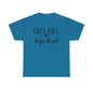 Cats Rule Dogs Drool Unisex Heavy Cotton Tee