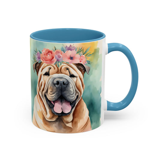 Shar Pei 01 Accent Coffee Mug - Dog Lover Gift
