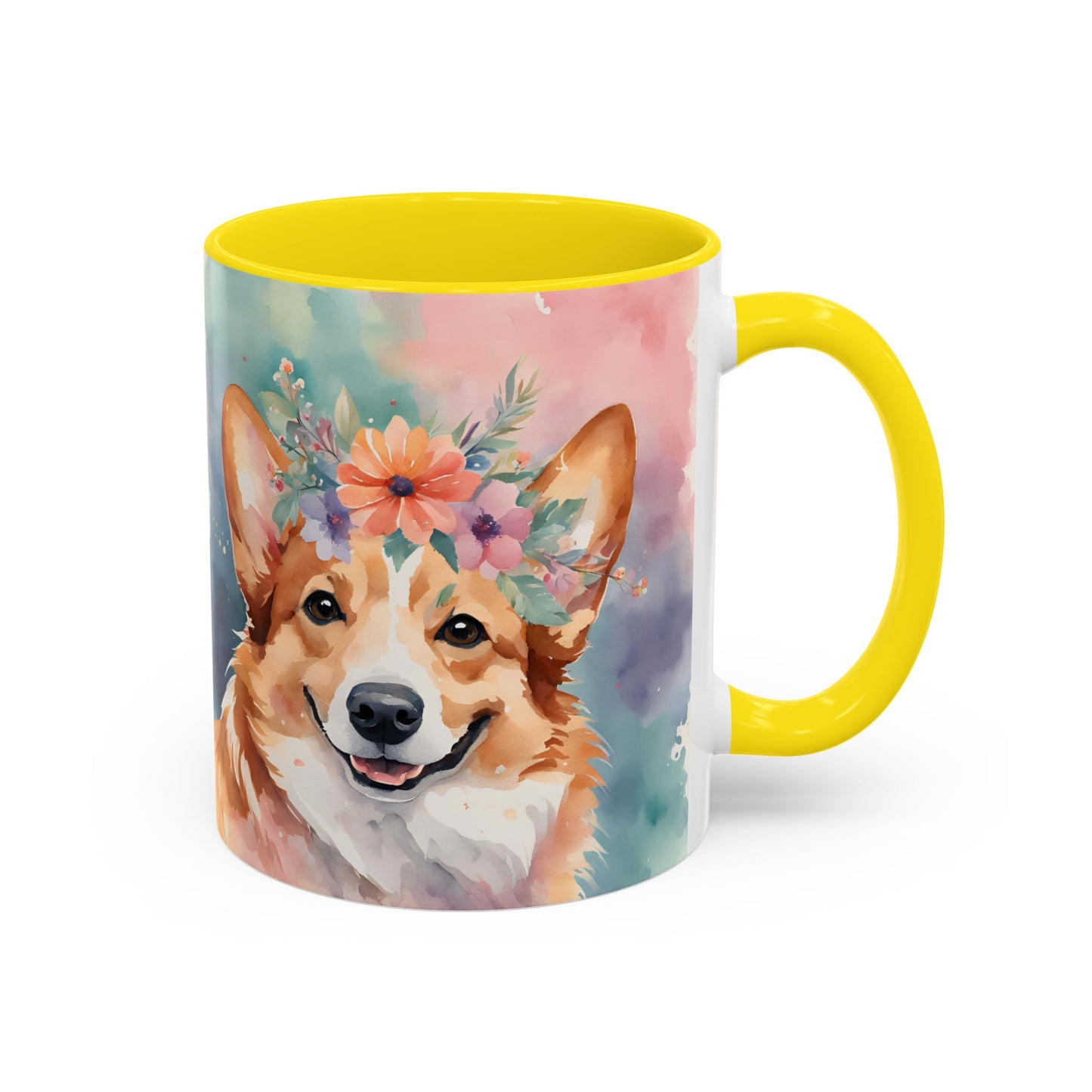 Corgi 03 Accent Coffee Mug - Dog Lover Gift