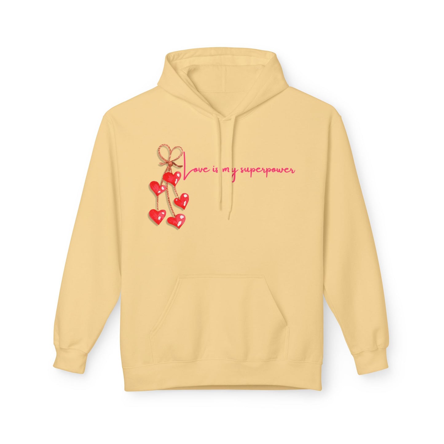 Love Is My Superpower Unisex Valentines Hoodie