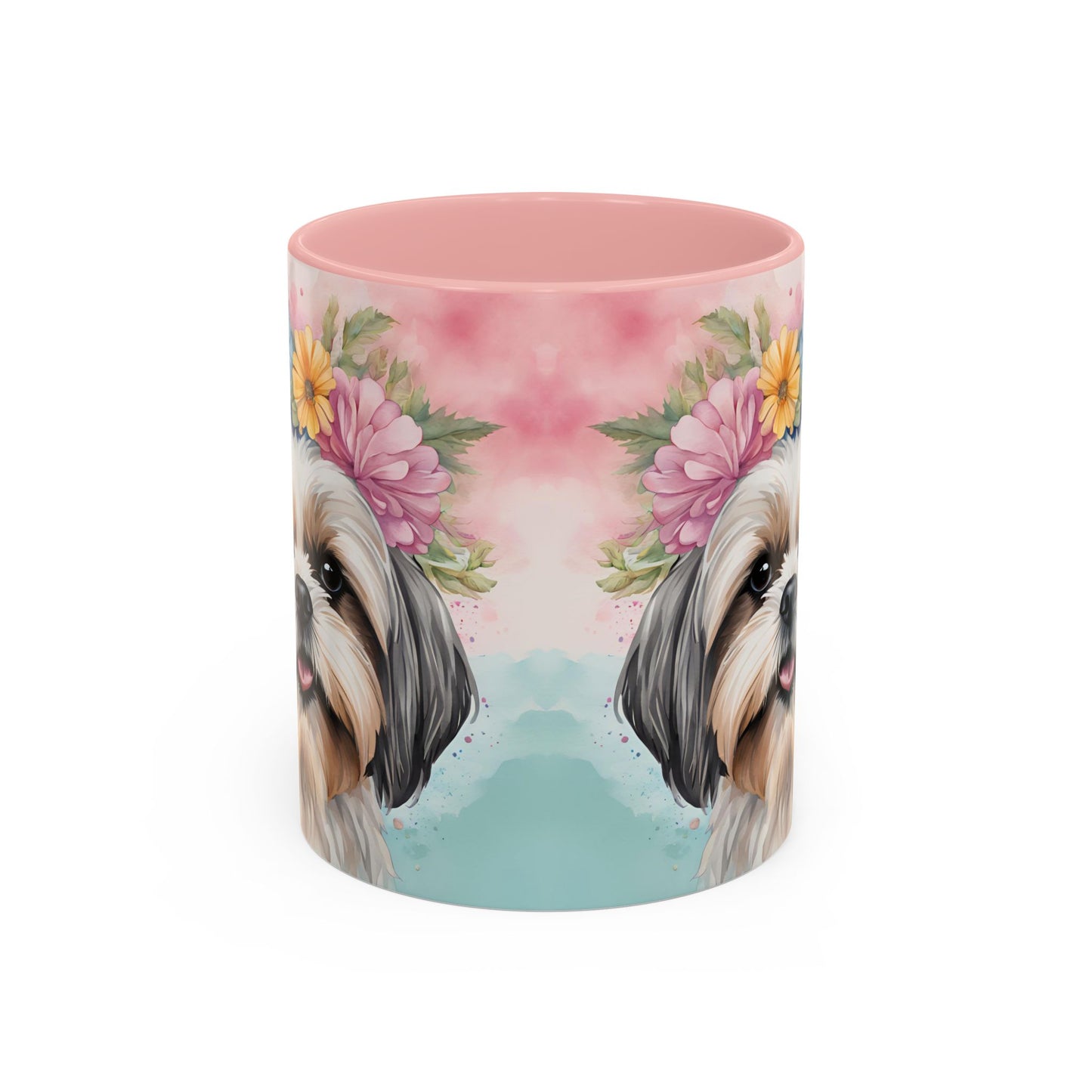 Shih Tzu 02 Accent Coffee Mug - Dog Lover Gift