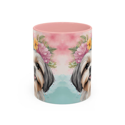 Shih Tzu 02 Accent Coffee Mug - Dog Lover Gift