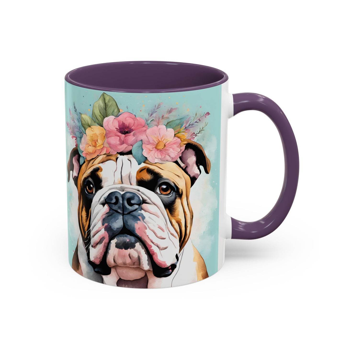 British Bulldog 02 Accent Coffee Mug - Dog Lover Gift