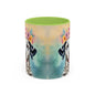Dalmatian 01 Accent Coffee Mug - Dog Lover Gift