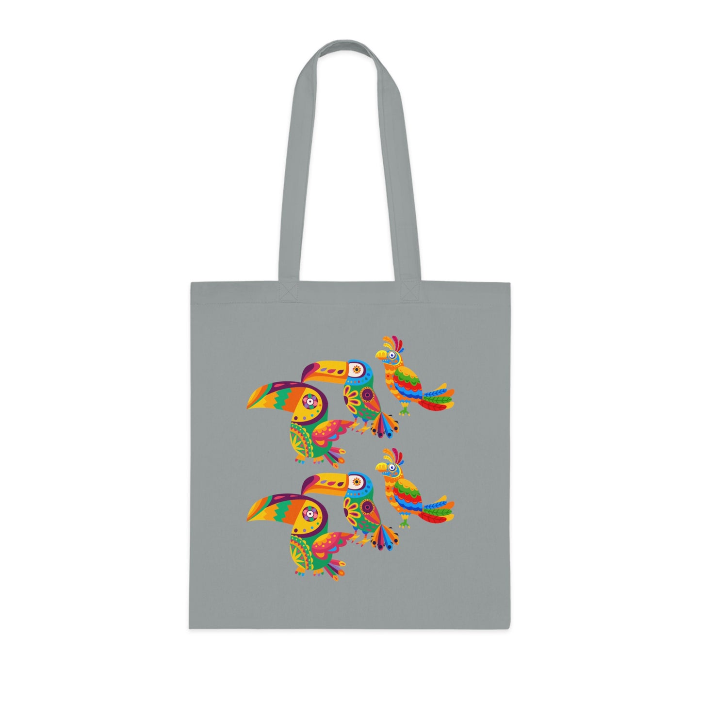 Funky birds 10 Cotton Tote