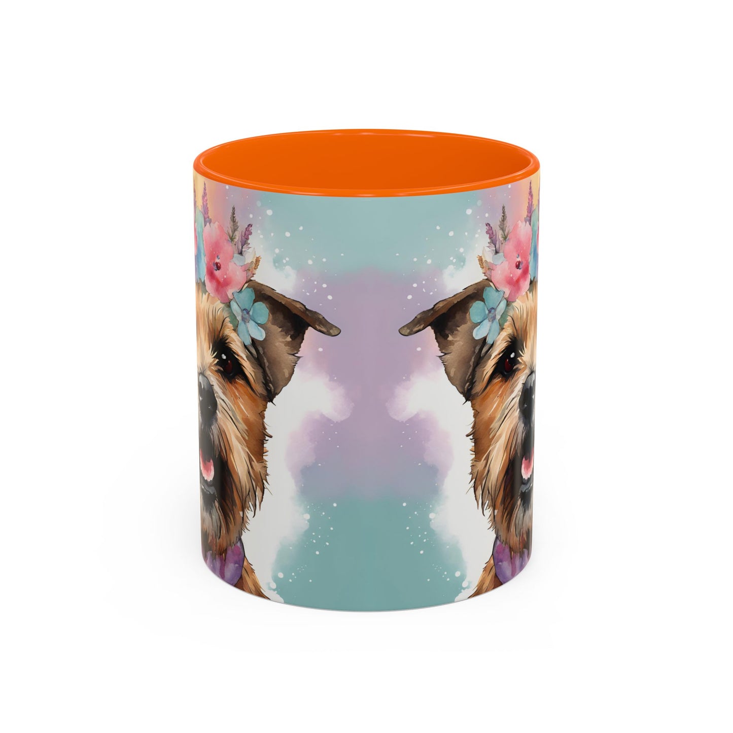 Border Terrier 02 Accent Coffee Mug - Dog Lover Gift