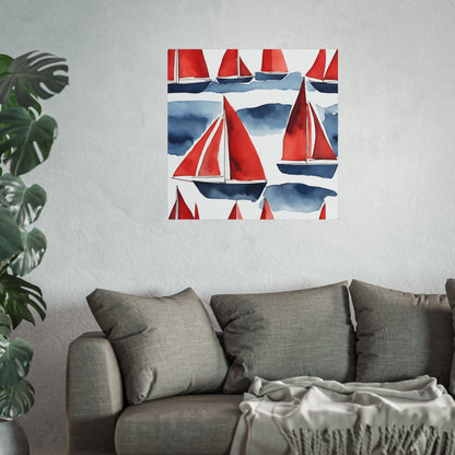 Blue Collection 18 Matte Print