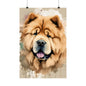 Dogs Chow Chow 02 Matte Vertical Poster