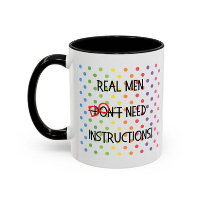 Real Men Accent Coffee Mug (11oz)