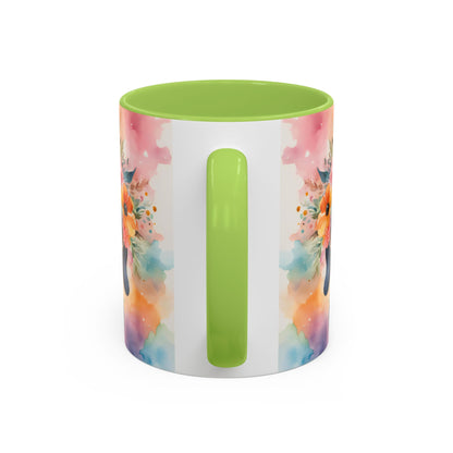 Dachshund 02 Accent Coffee Mug - Dog Lover Gift
