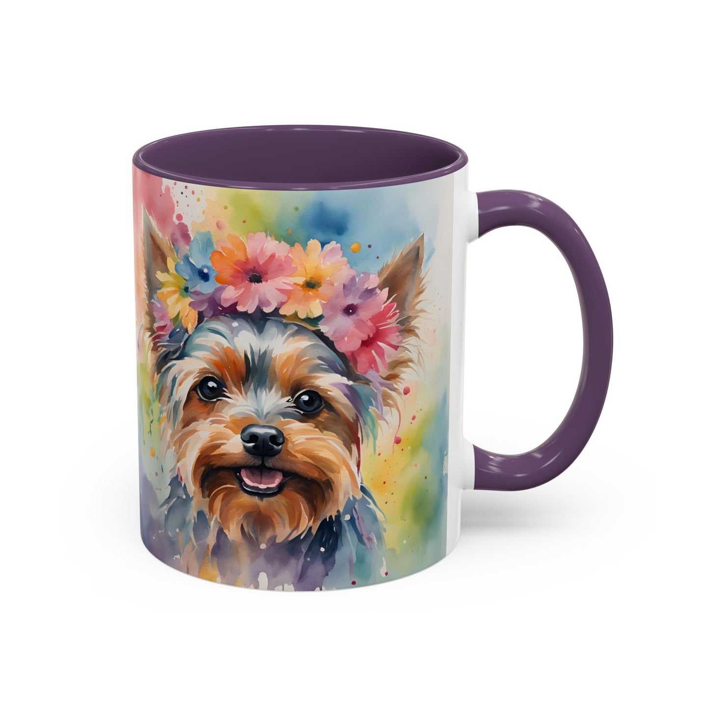 Yorkshire Terrier 03 Accent Coffee Mug - Dog Lover Gift