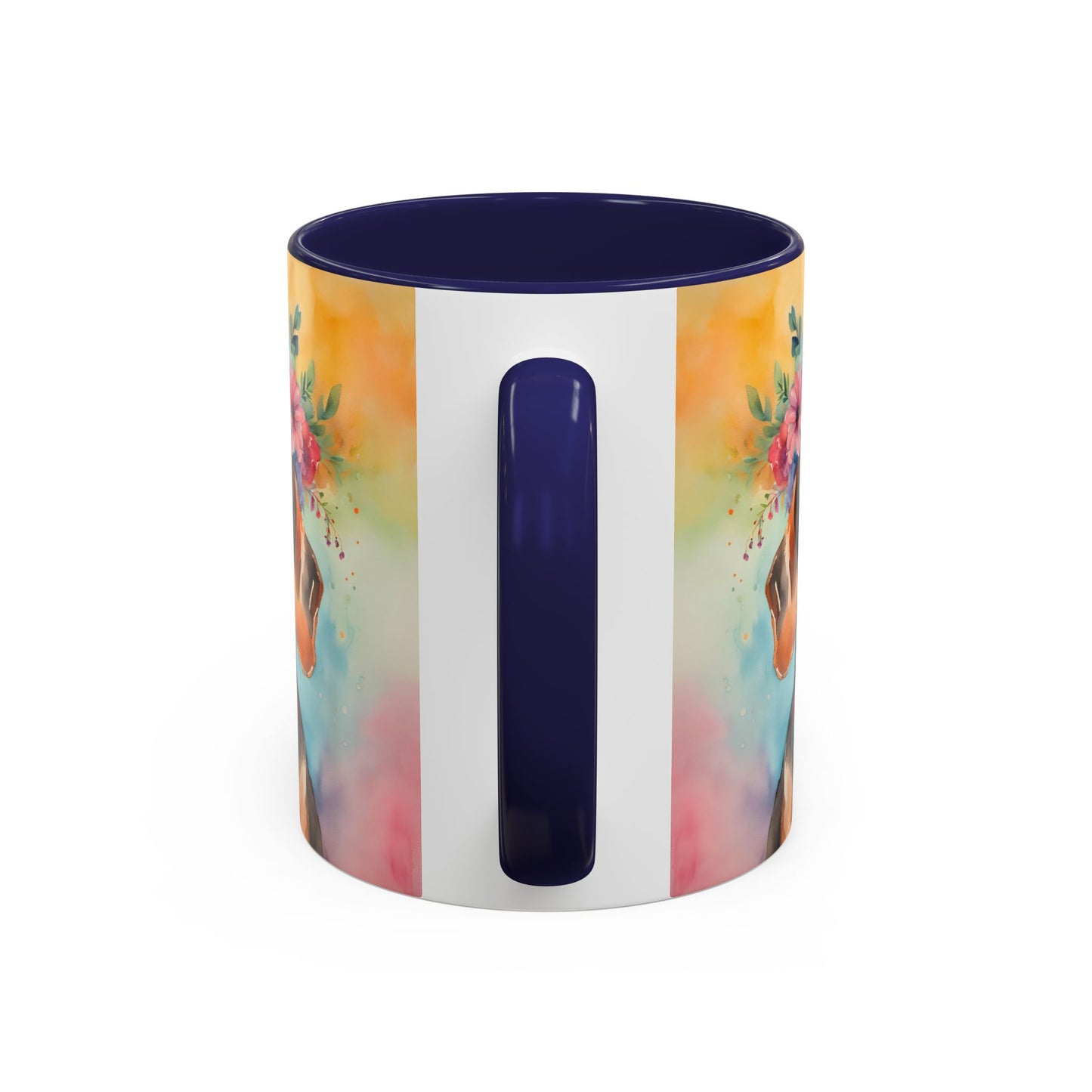 Dachshund 04 Accent Coffee Mug - Dog Lover Gift