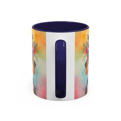 Dachshund 04 Accent Coffee Mug - Dog Lover Gift