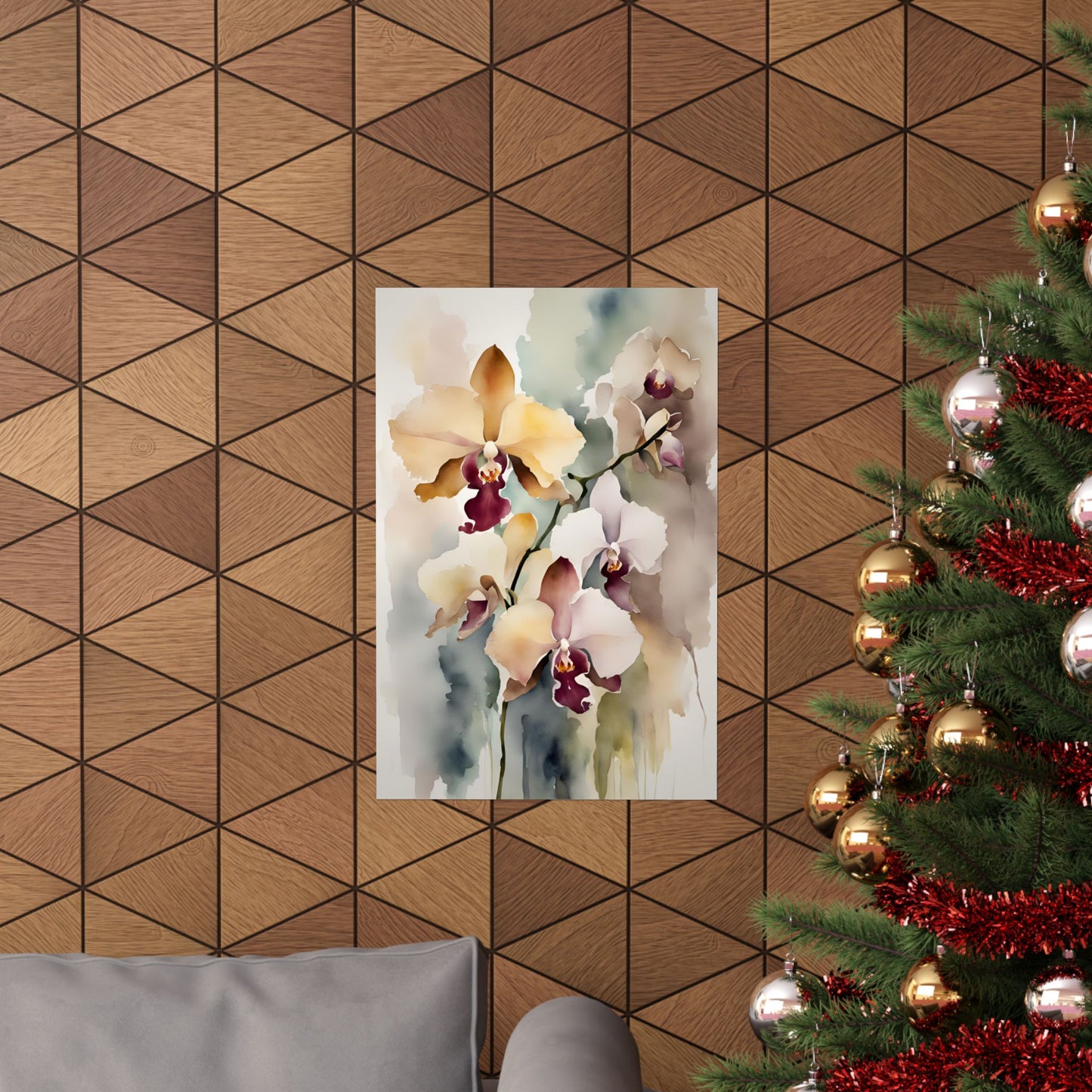 Orchids 04 Matte Vertical Poster