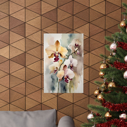 Orchids 04 Matte Vertical Poster