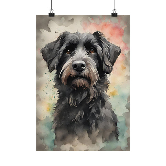 Dogs Eddy Gorgeous Scruff 02 Matte Vertical Poster