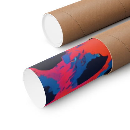 Multicolored Cheetah 1 Matte Vertical Poster