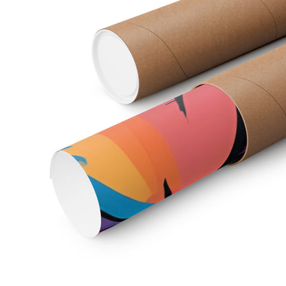 Multicolored Dachshund 2 Matte Vertical Poster