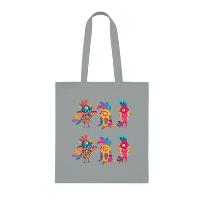 Funky birds 11 Cotton Tote