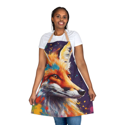 Multicolored Fox Adult Apron (AOP)