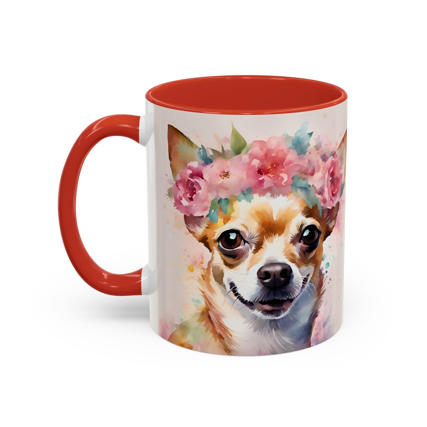 Chihuahua 01 Accent Coffee Mug - Dog Lover Gift